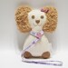 Felt stuffed dog Toys Kids toy children soft white dog animal Plush Toys 20 cm 8"