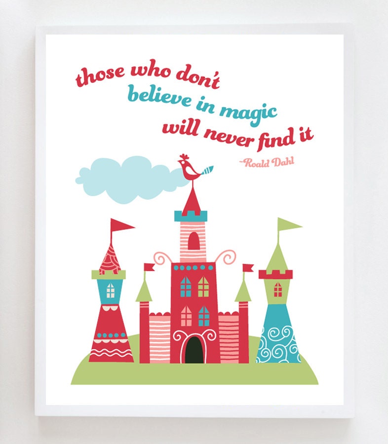 8x10 Magic Quote Wall Art Print