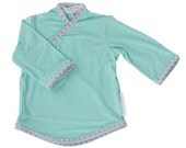 Japanese High Neck Kimono Long Sleeve Tees