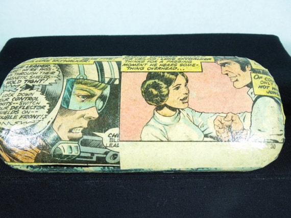 Star Wars Comic Book Hard Glasses Case. Episode IV. A New Hope. Geeky Gift. College Student. Teacher. Groomsmen. Marvel Universe.