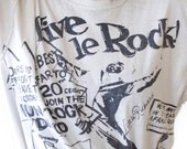 iconic, rare & collectibe VIVIENNE WESTWOOD/SEDITIONARIES Vive Le Rock 70's t-shirt