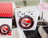 ROCKABILLY Cupcake Toppers or Gift Tags