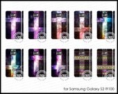 Samsung Galaxy S2 i9100 - CROSS inverted tribal nebula galaxy case cover