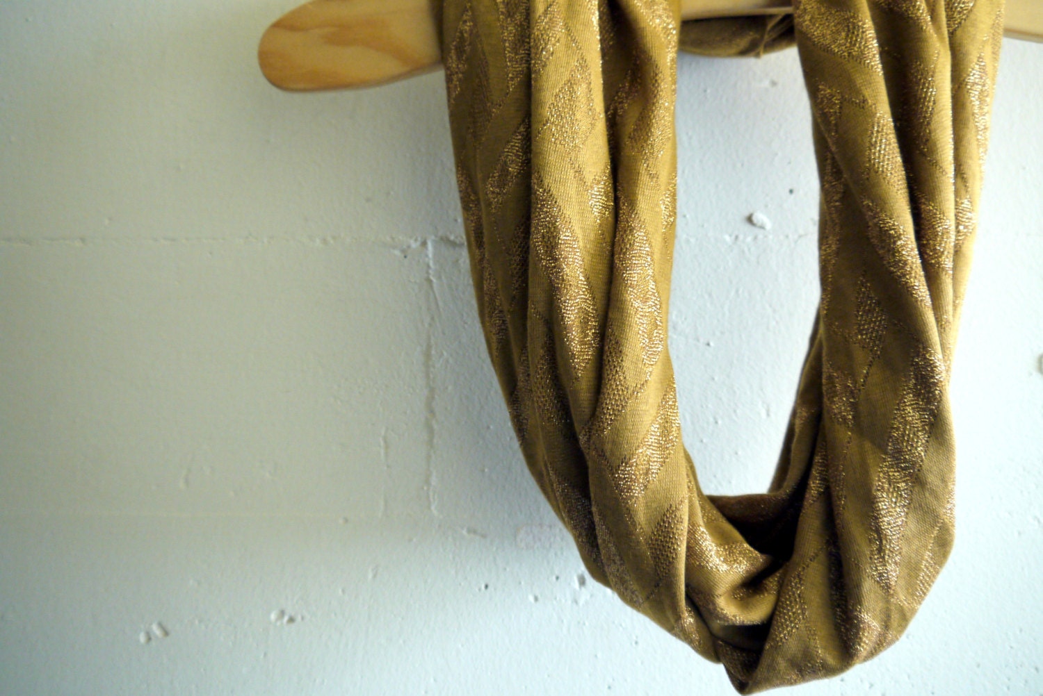 Infinity Scarf Circle Scarf - For the Gold