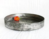 Sturdy cooking vessel vintage copper & tin cookware oven baking pan, Rustic kitchenware Hand hammered antique primitive ovenware, home decor