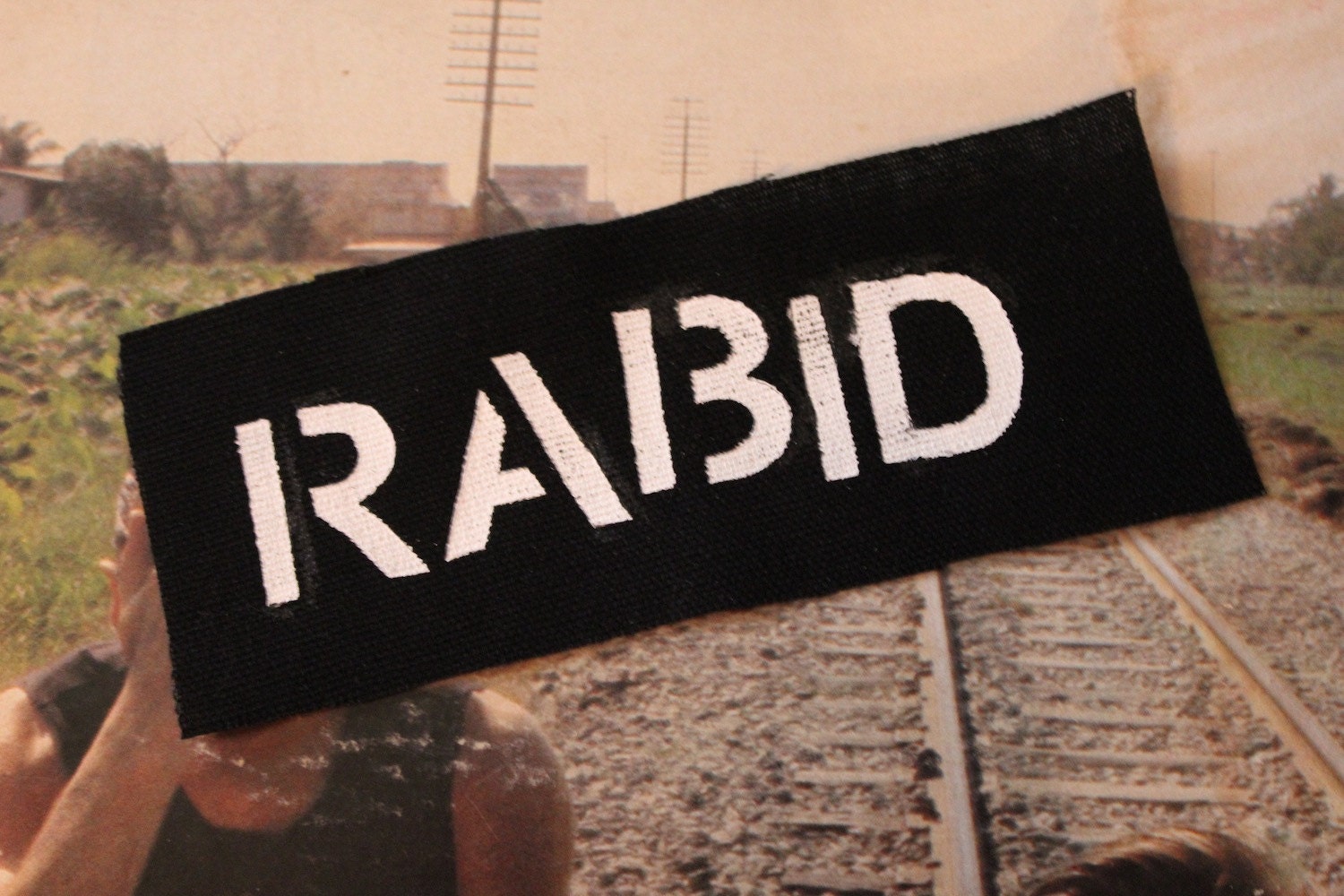 Black "Rabid" Patch