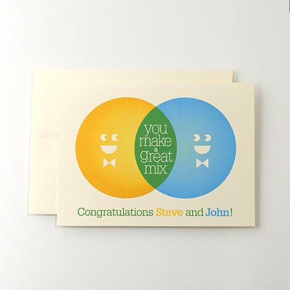 Congratulations Wedding Card: Boy Boy