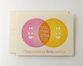 Congratulations Wedding Card: Girl Girl