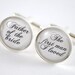 Wedding Father of the Bride Cufflinks