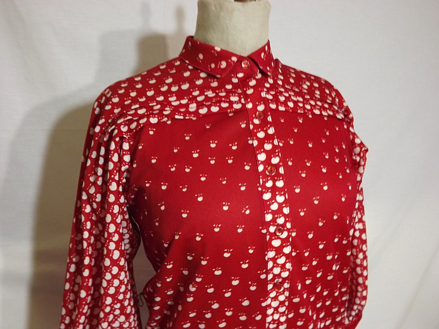 VTG 1970's Red and Wh...