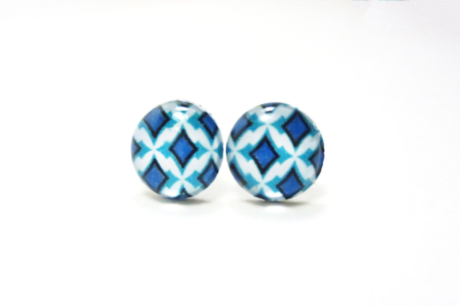 JILLY - Blue Resin Jewelry by hopestarbound