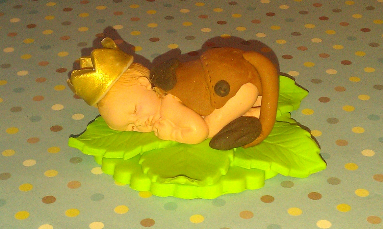 King of the Jungle baby cake topper