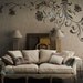 Flower Decal Vinyl Wall Decal Wall Sticker Home Arts-Floral Wall Decals with Butterfly