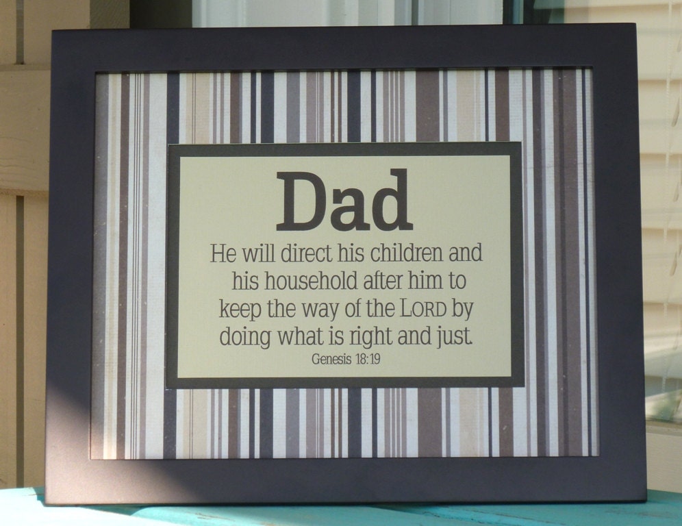 Father's Day gifts, Papa, Poppa, Grandpa, Dad, Father, brown, striped pattern