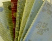 European Taupes by Kinkame for Clothworks- Fat Quarter Bundle