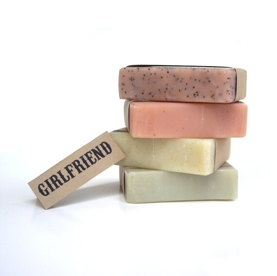 Soap set - women gift set, Natural soap, unscented soap, vegan soap, Valentines Day Gift.