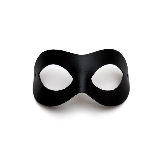 Simple Small UNISEX Black Leather Mask Man Woman Masquerade Robin Batman Carnival Mardi gras Halloween Fetish Comic Harley Quinn Cat Burglar