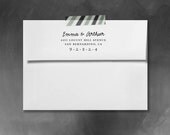 Custom return address stamp // rubber stamp // stamp //  self inking // Script Names