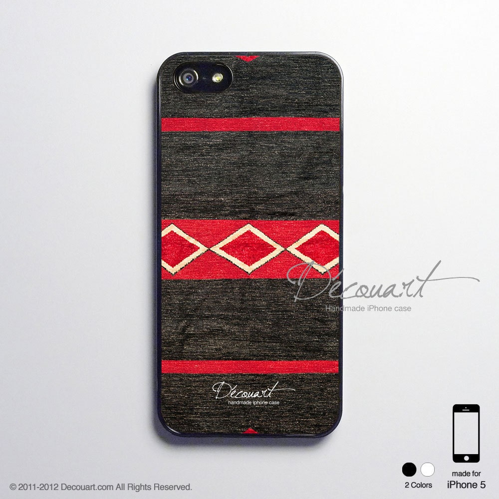 iPhone 5 case, Navajo iPhone 4 case, iPhone 4s case, case for iPhone 4, black navajo pattern S144