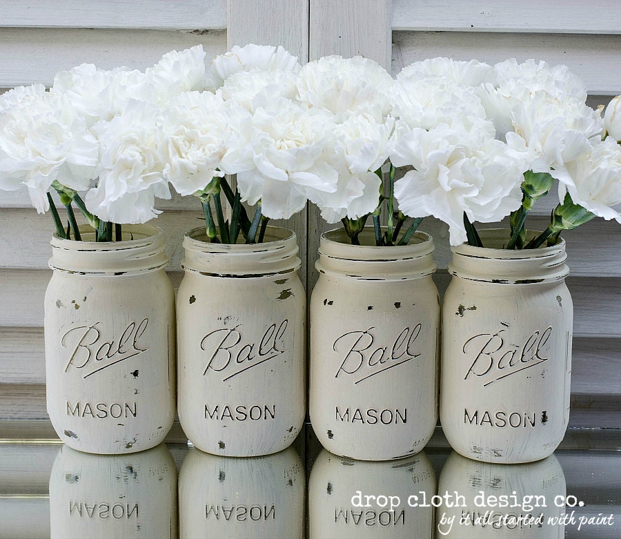 Annie Sloan Chalk Paint Mason Jars