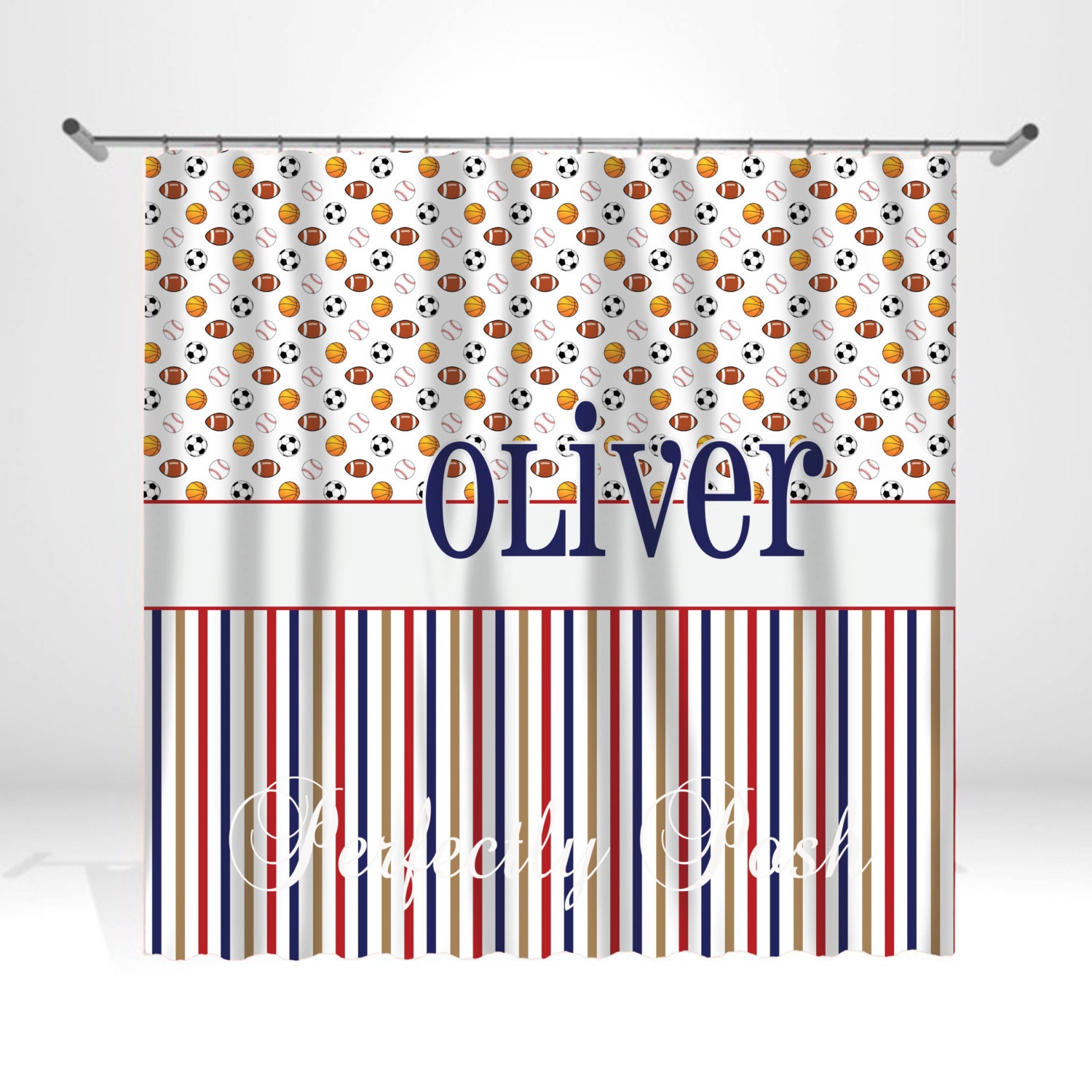 Personalized Shower Curtain