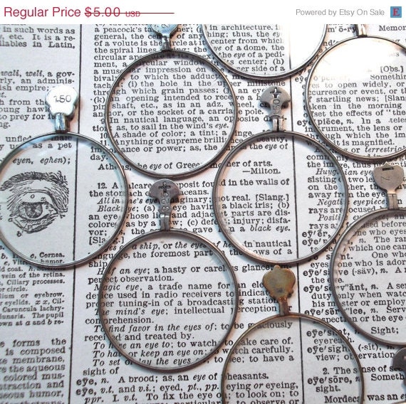 SALE Vintage Optical Lens Mixed Media Destash for Altered Art and DIY Steampunk Shrine Assemblage Art