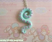 Pastel Octopus Tentacle Necklace