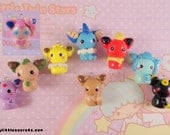 Pokemon Eevee Evolutions Chibi Kawaii Charms Set (Now with Sylveon)
