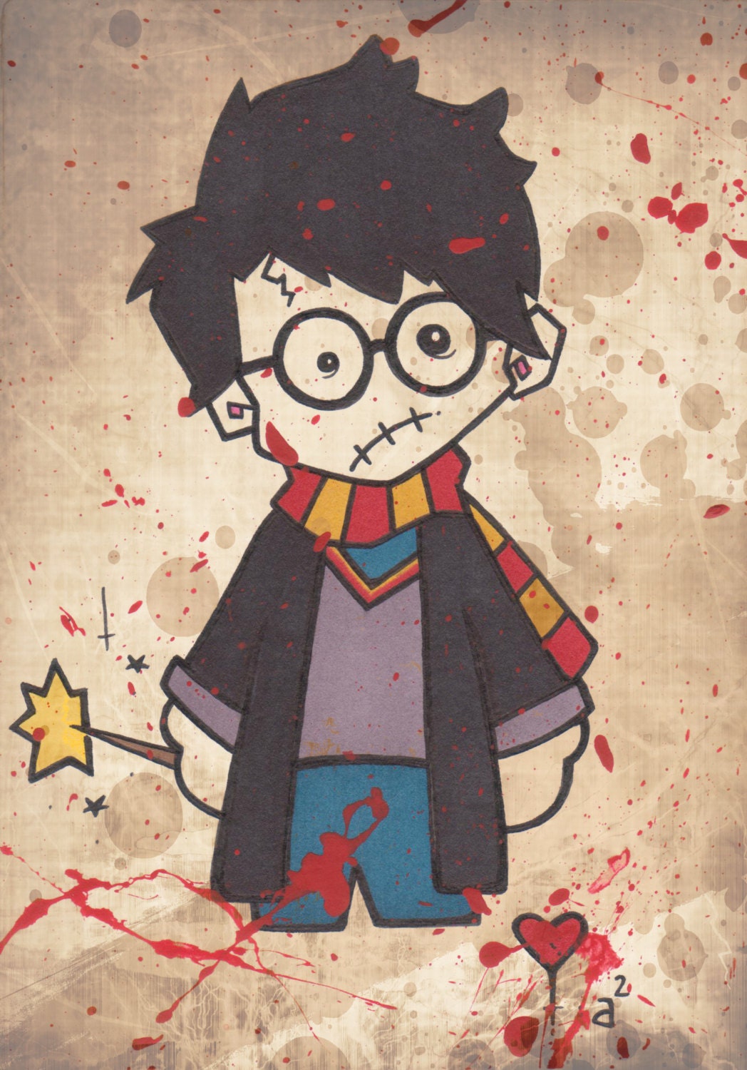lil potter 5x7 art print