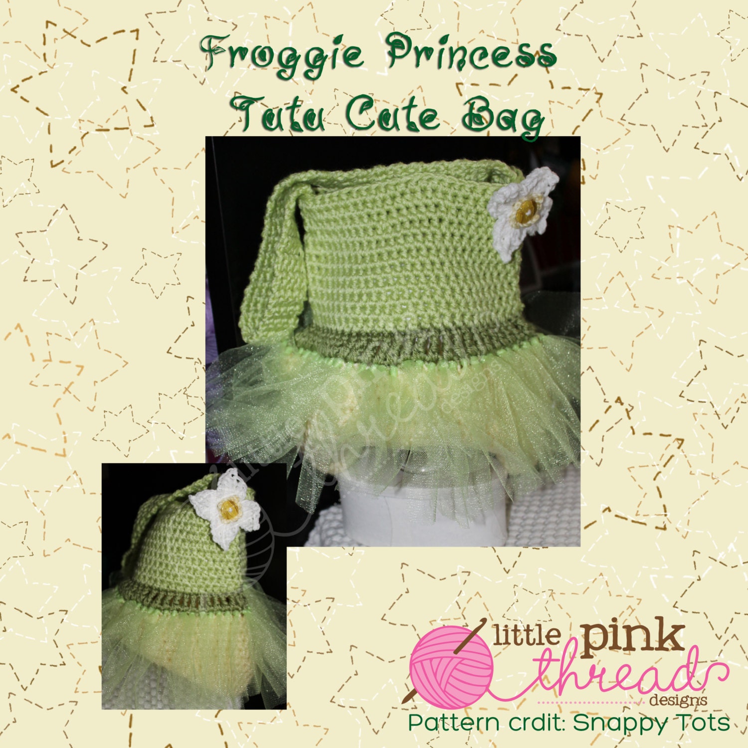 Bayou Swamp Princess Tutu Cute Bag- Ready To Ship