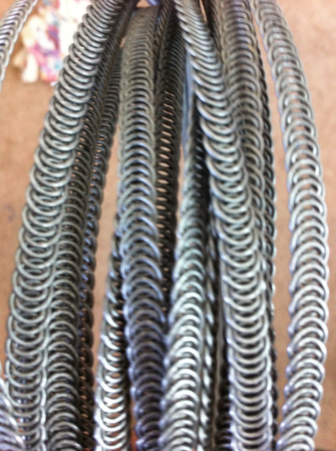 1/4" steel spiral boning by the yard
