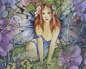 BLUE - INSIPIRATIONAL ART - signed prints by Linda Ravenscroft - Don't be blue - things will get better