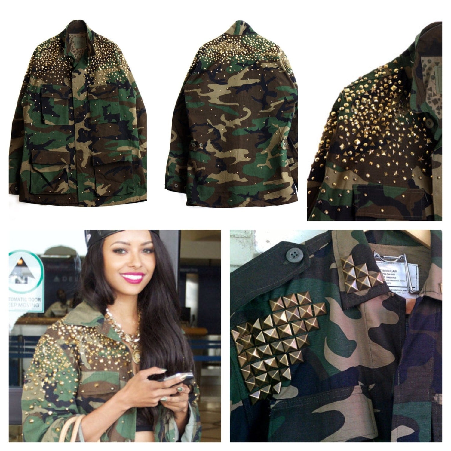 custom army fatigue jacket