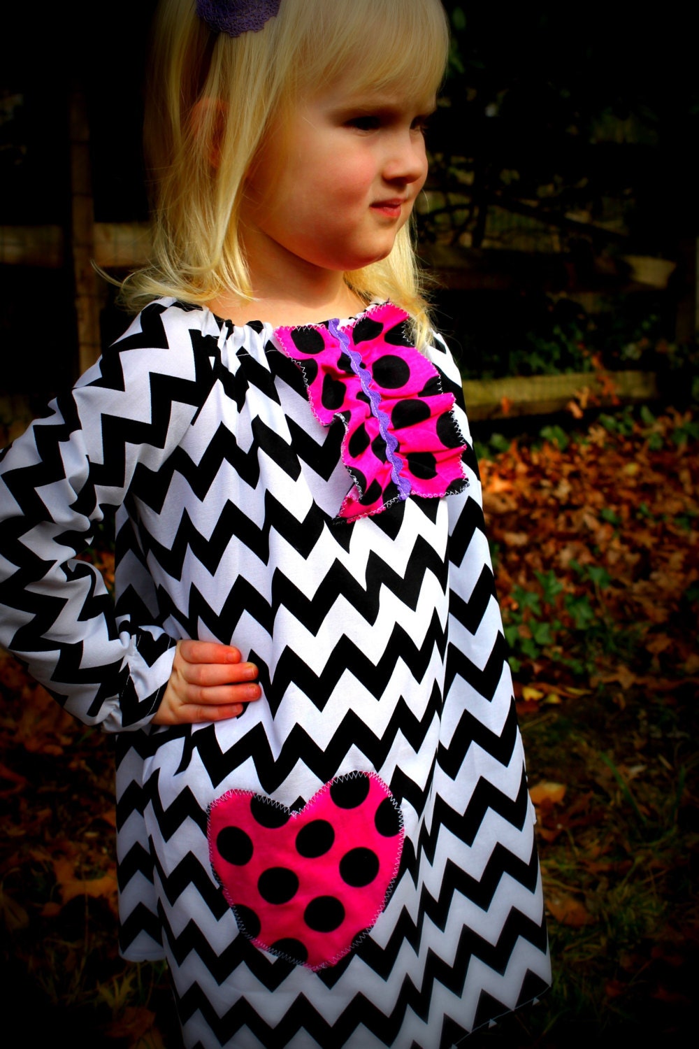Sweet Valentine Chevron Dress