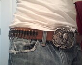 Leather Bullet Belt