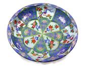 Orange Poppies & Blue Daher Tin Tray - Made In England