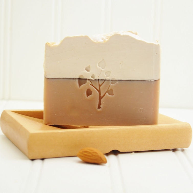 Almond Cream Soap, Almond and Vanilla, Cold Process Soap, Vegan Friendly