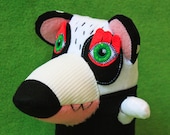 Jimmy the plush baby panda, handmade soft toy
