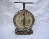Antique, 1900's Columbia Family Scale, 24 pounds, Shabby, Rustic, Primitive, Country, Farmhouse, Cottage, Cabin, Garden