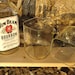 Jim Beam Bourbon Drinking Glasses made from Recycled Jim Beam Bottles Set of 2