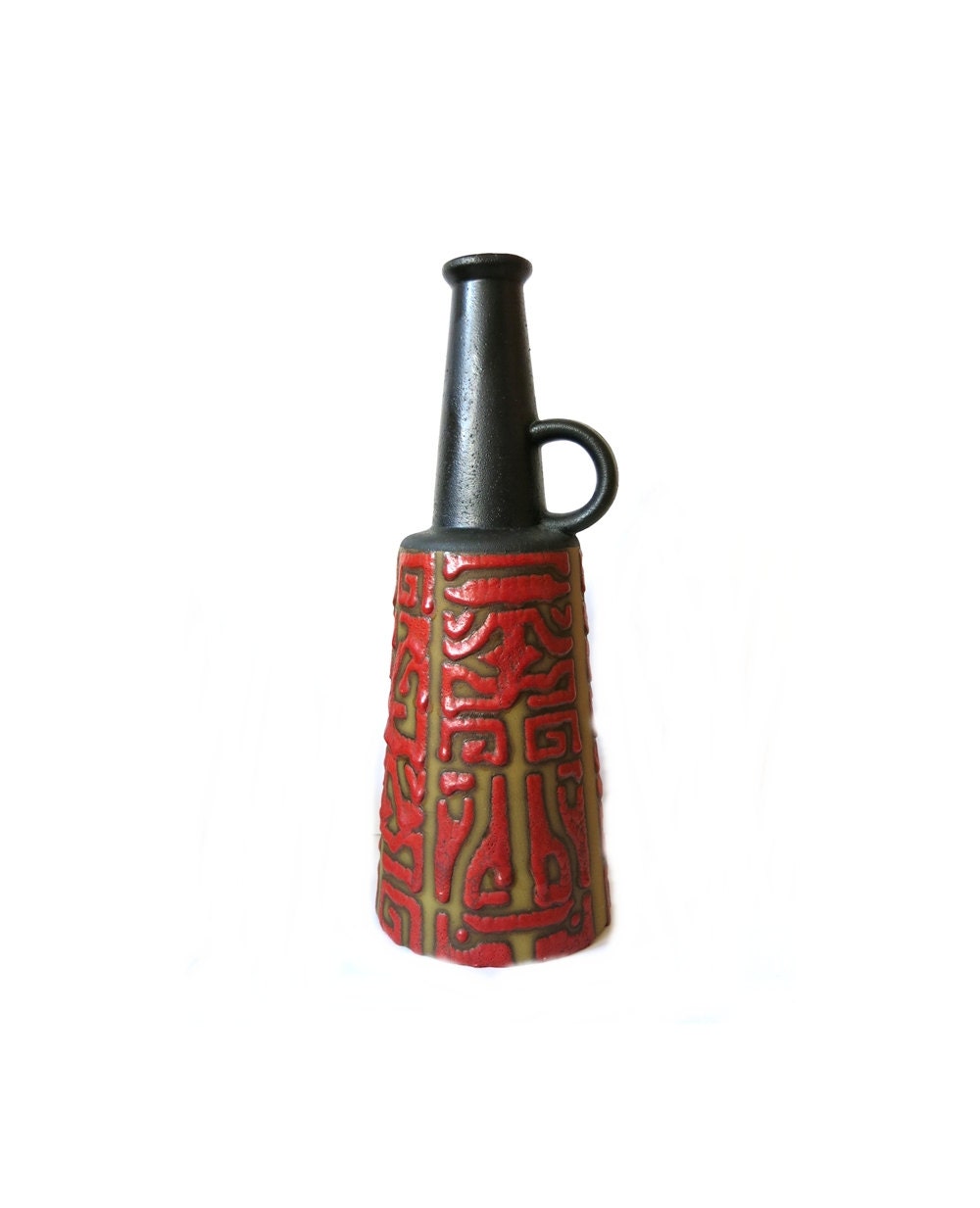 German Fat Lava Vase