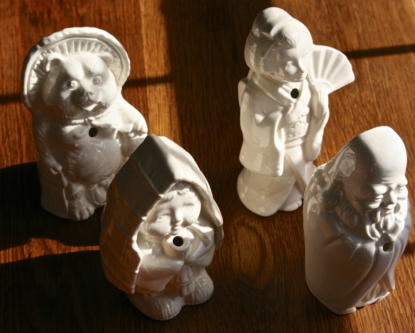 Vintage set of 4 Benihana porcelain tiki mugs individually priced made in Japan