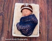 Baby Boy - Girl Football Crochet Hat