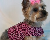 Size XSMALL Leopard Print Dog Harness