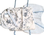 Baby Taggie Toy Gift Set - Blue and White French Toile