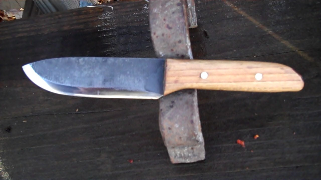 Free Shipping - Made to order - Bushcraft Knife - Trade Knife - Drop Point Knife - Hunting Knife - Camp Knife - Full tang Knife
