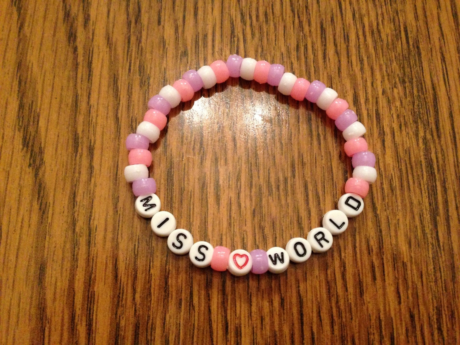 I'm Miss World Bracelet - Hole - Courtney Love  - Feminist Kitsch