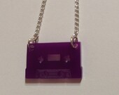 SMALL Feel the Music cassette necklace By Retro Styling Range