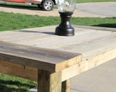 Weathered-Aged Barn Wood Dining Sets and Tables