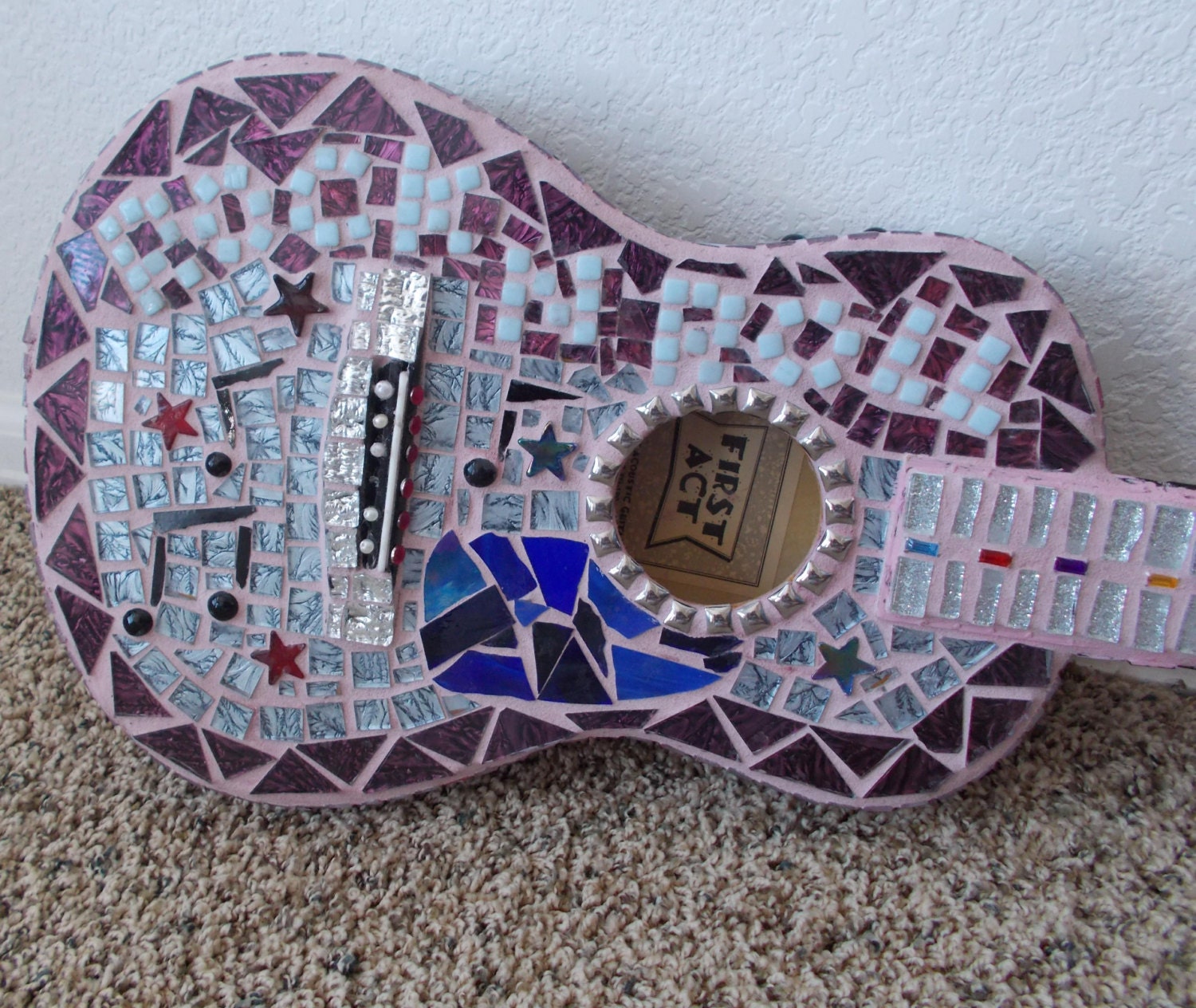 Mosaic "Rock N Roll" Guitar